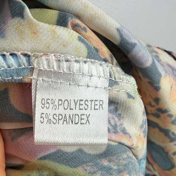 GIVFNXIY Black Eiffel Tower Patterned Layer Floral 3/4 Sleeve Tunic Top XXL - Picture 9 of 13